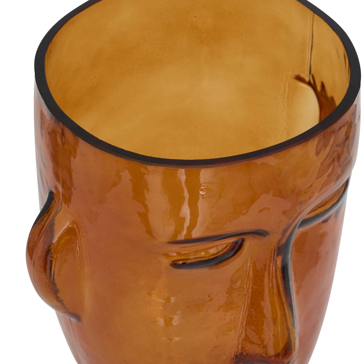 Vase "Sien" H.31,5 cm Bernstein