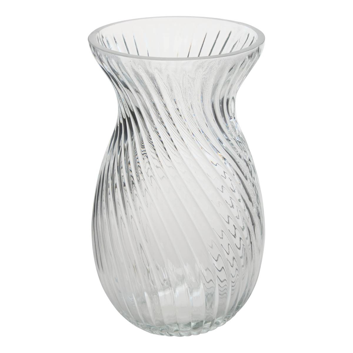 Vase "Manel" Transparent, H.20 cm Durchsichtig