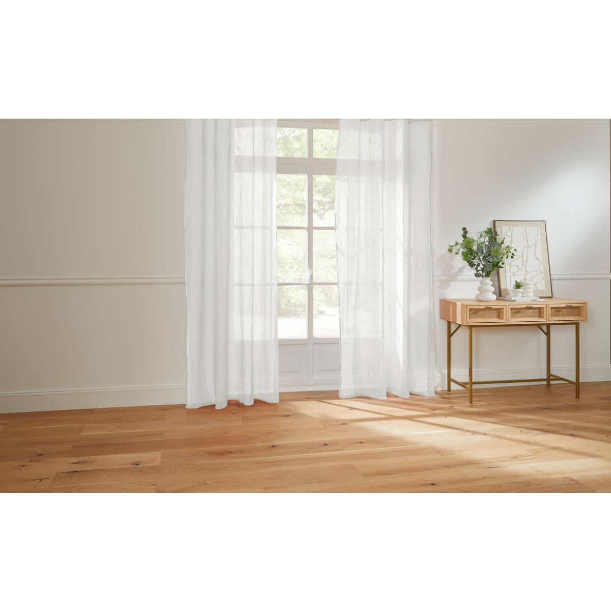 "Mila" Voile Weiß, 240x140 cm Weiß