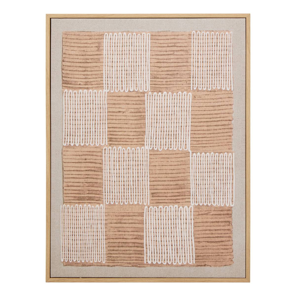 Gerahmter Druck auf Leinwand "Baka" Braun, 30x40 cm Braun