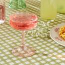 Set mit 6 Cocktailgl&auml;sern "Fleur De Rose" 150 ml, Glas, Rosa Rosa