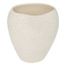 Vase "Sien" Weißes Steinzeug (Keramik), H.29,5 cm Weiß
