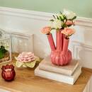 Vase "Rosenblüte" Dunkelrosa, H.20 cm Tiefes Rosa