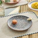 Dessertteller "Ines" Steingut (Keramik), D.20,5 cm Blau
