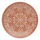Dessertteller "Ines" Steingut (Keramik), D.20,5 cm Terracotta