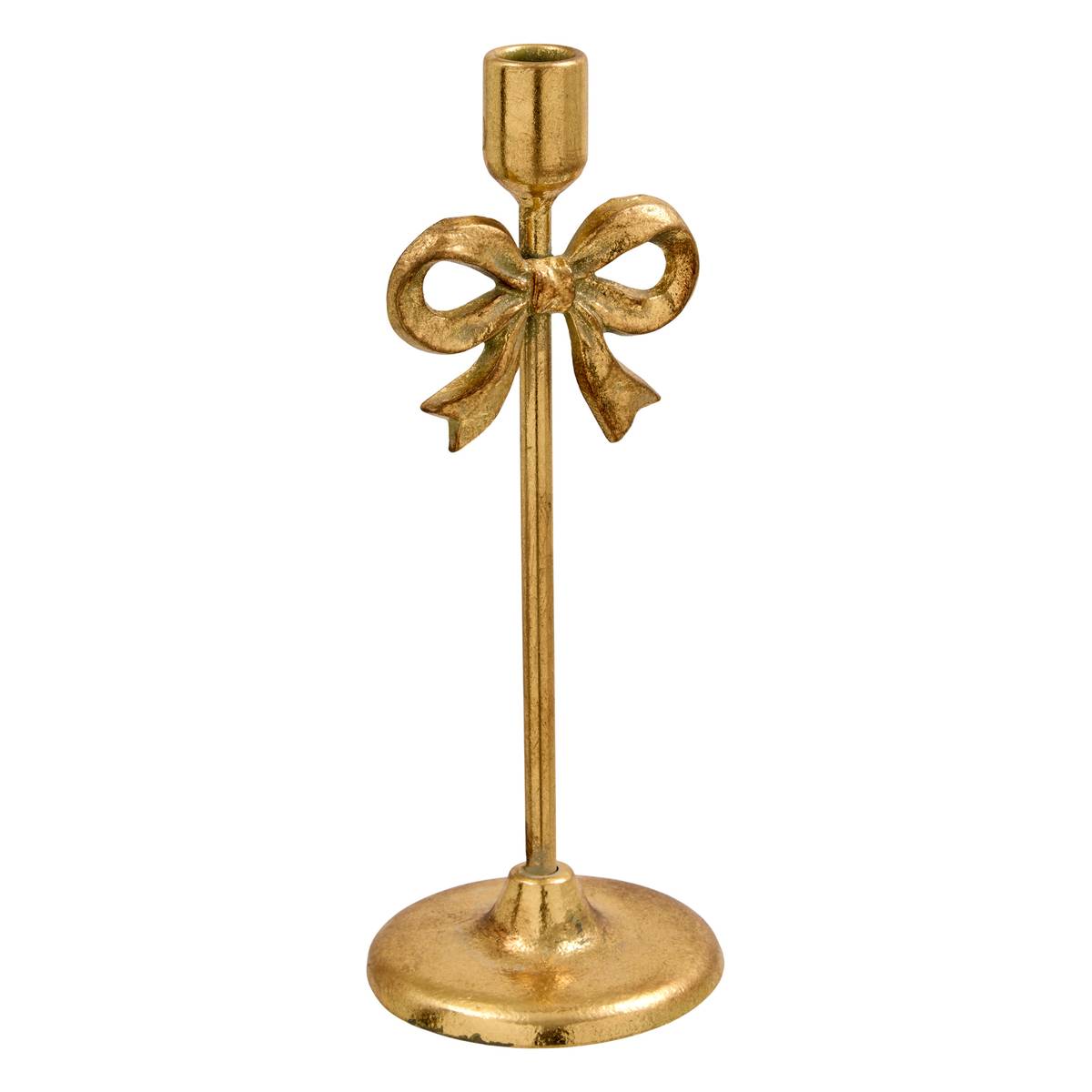 Kerzenhalter "Mona" Stahl, Goldfarben, H.30 cm Gold