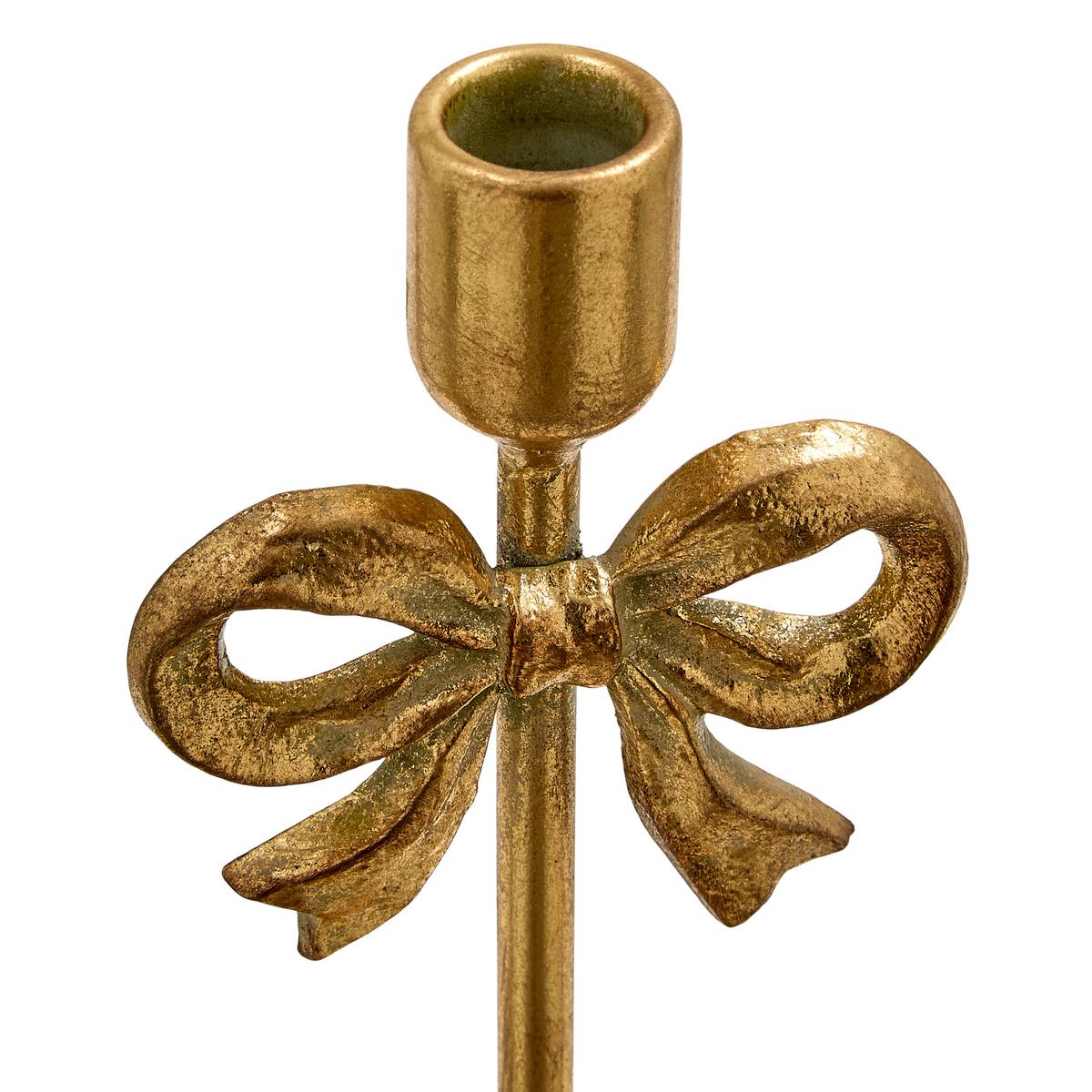 Kerzenhalter "Mona" Stahl, Goldfarben, H.30 cm Gold