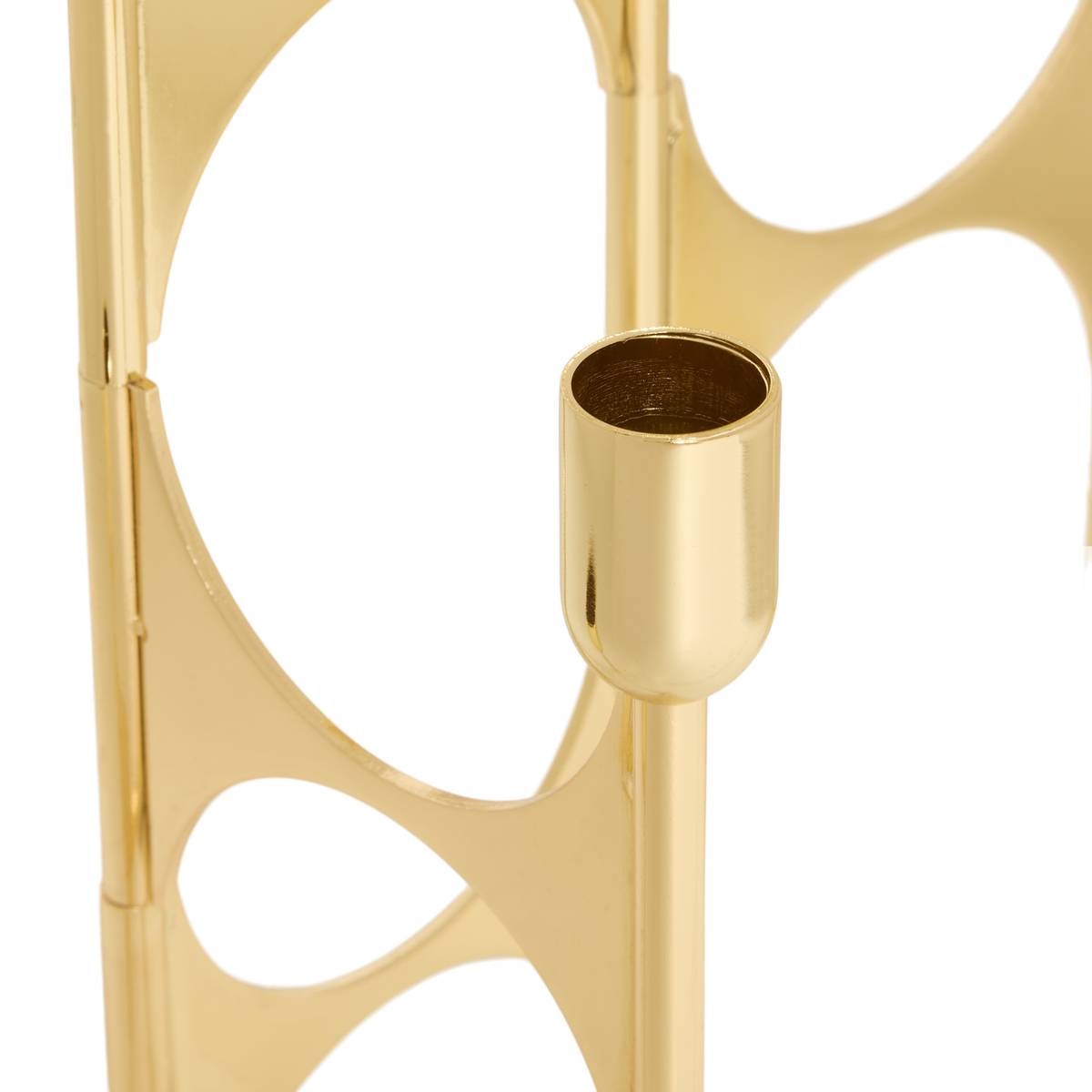 Kerzenständer "Night Crush" Stahl, Goldfarben, H.48 cm Gold