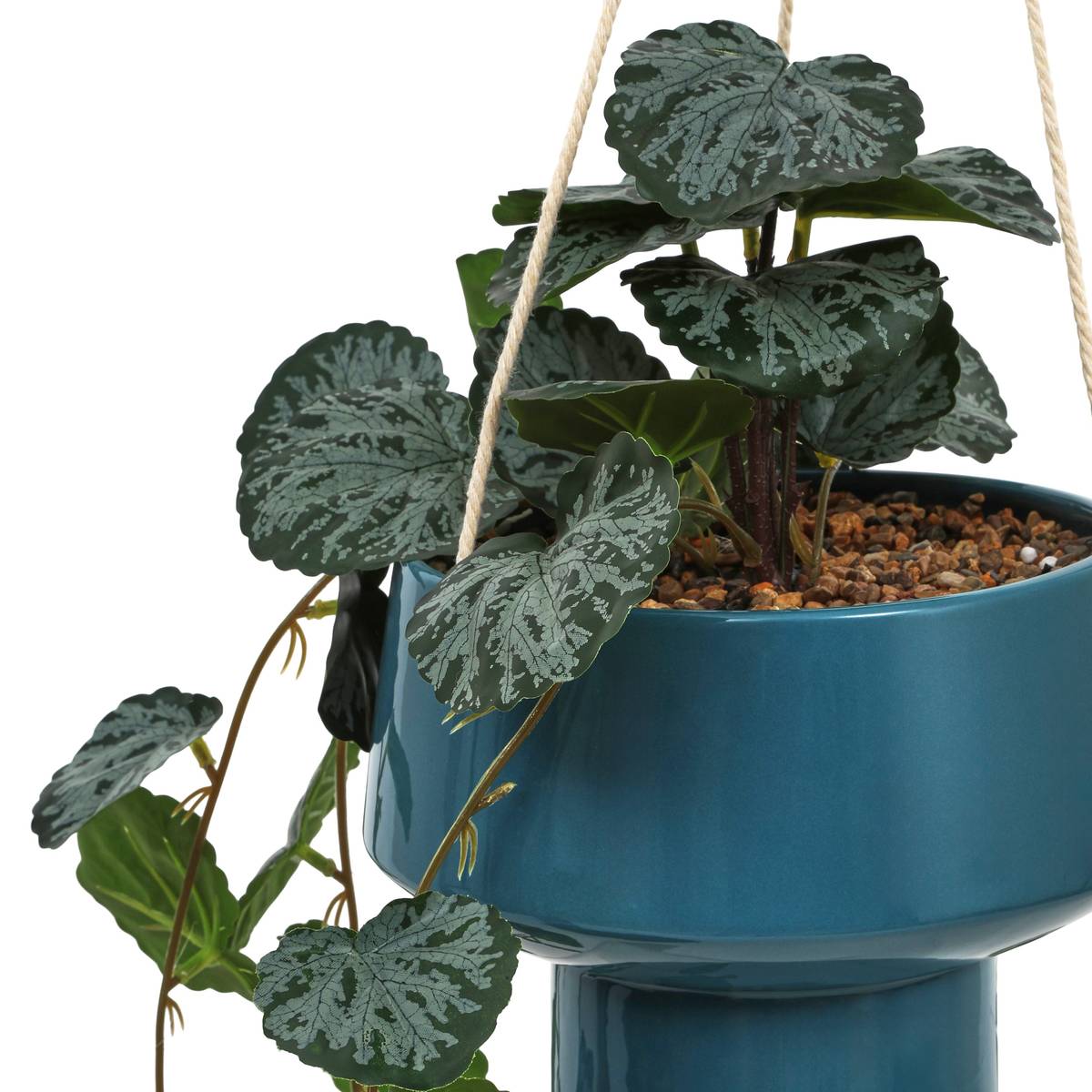 K&uuml;nstliche Pflanze "Homy" H.80 cm Blau