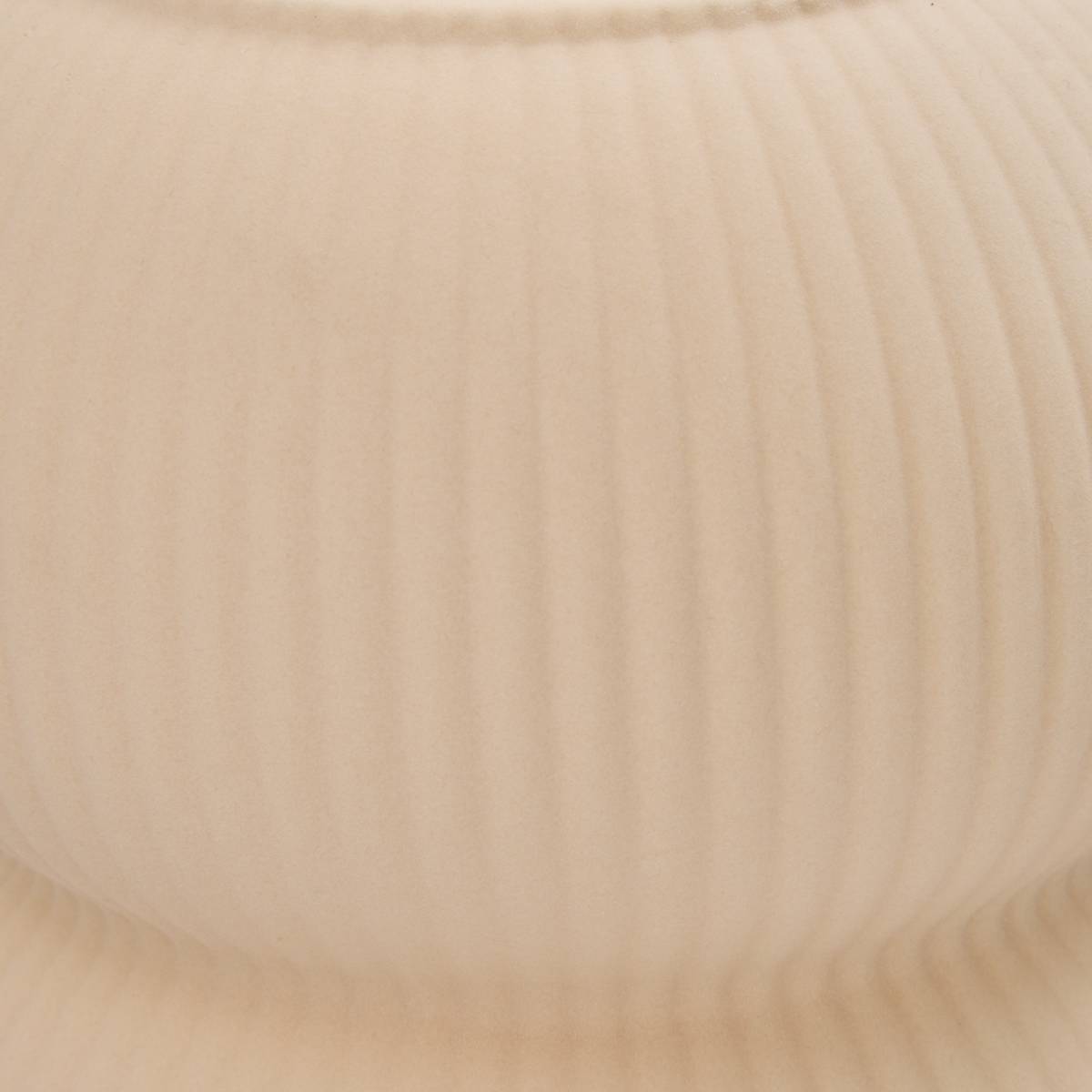 Vase "Lucia" Dolomit, Sand, H.16 cm Sand
