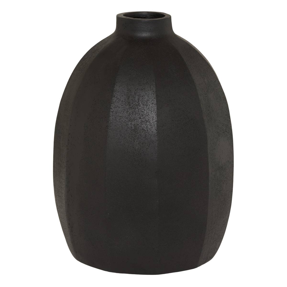 Vase "Nyero" Schwarz, H.42 cm Schwarz