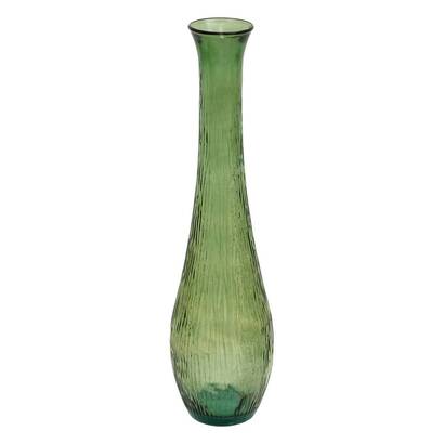 Vase "caria" recyceltes glas, khakigr&uuml;n, h.99 cm