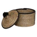 Set mit 3 runden Körben Nyero Schilf, Beige, D.26,5/30/35 cm Beige