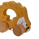 Kinder-Nachziehspielzeug aus Holz "Lino" 12,6x5,2 cm Braun