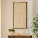 Vase "Lucia" Dolomit, Beige, H.18,5 cm Beige