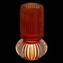 Vase "Loumi" Glas, H.19,2 cm Bernstein