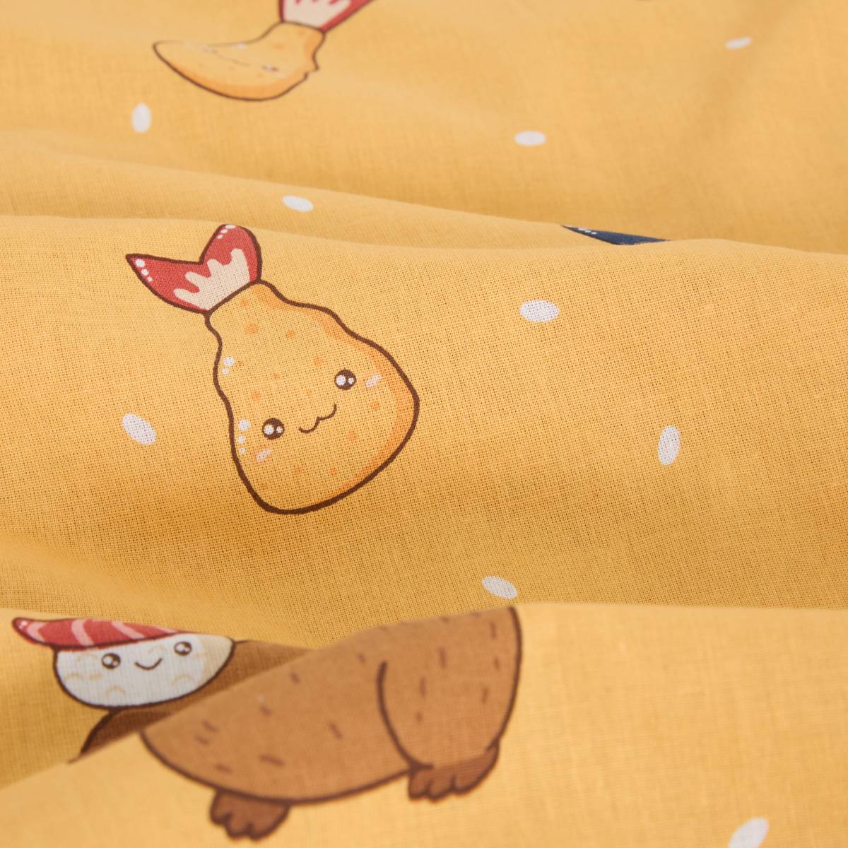 Kinderbettw&auml;sche "Capybara" Baumwolle, Beige, 200x140 cm Beige