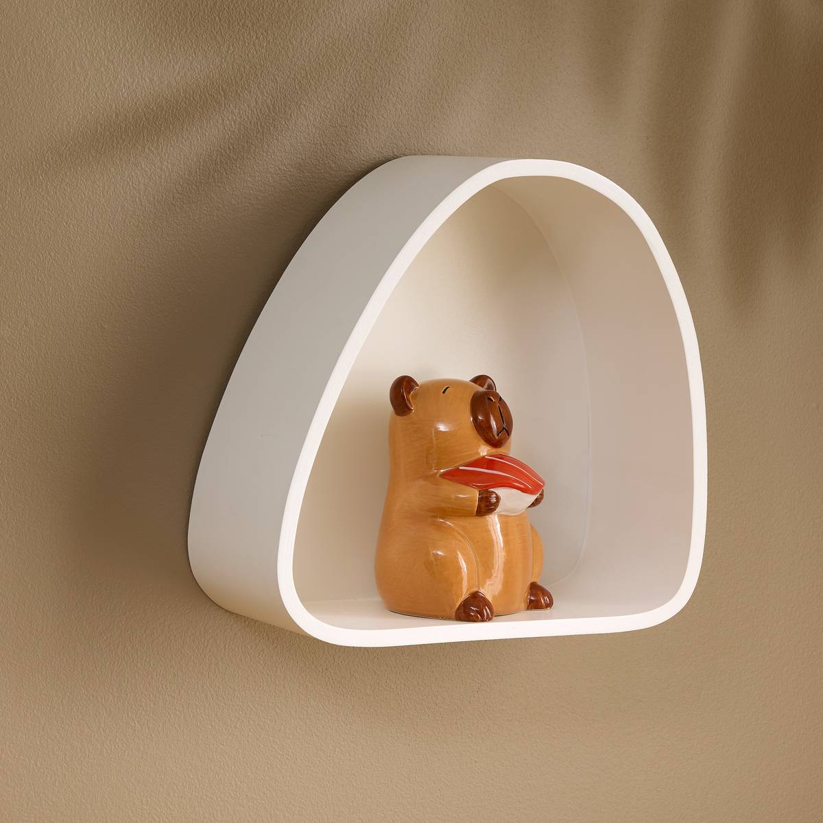 Kinder-Spardose "Capy" Braun, 12x12 cm Braun