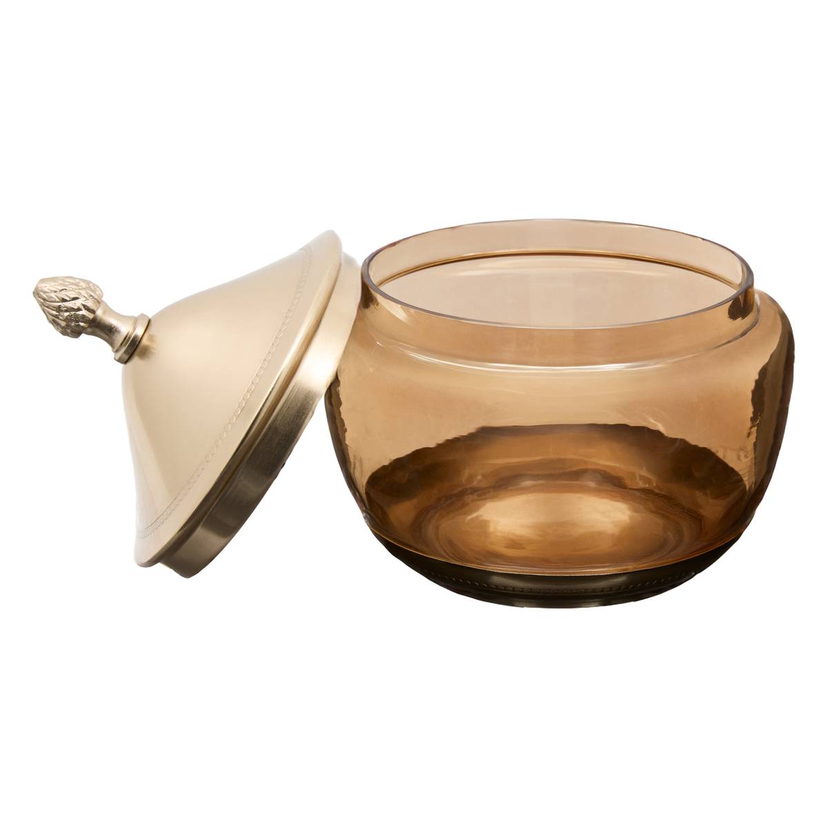 Runde Deko-Box "Lalie" Glas, Mehrfarbig, 15x15 cm Mehrfarbig