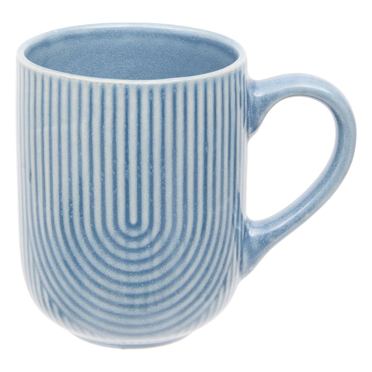 Becher "Lya" 320 ml, Steingut, Blau Blau