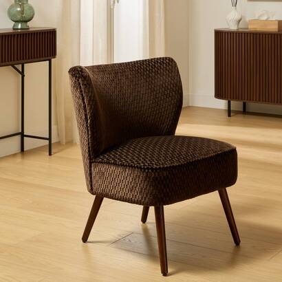 Sessel "chiara" hevea, tonkabraun