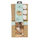 Faltbare rechteckige Aufbewahrungsbox "Yuki" Beige, 29x14 cm Beige