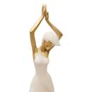 Statuette d&eacute;corative "Casey" Polyr&eacute;sine, H.35 cm Modell A
