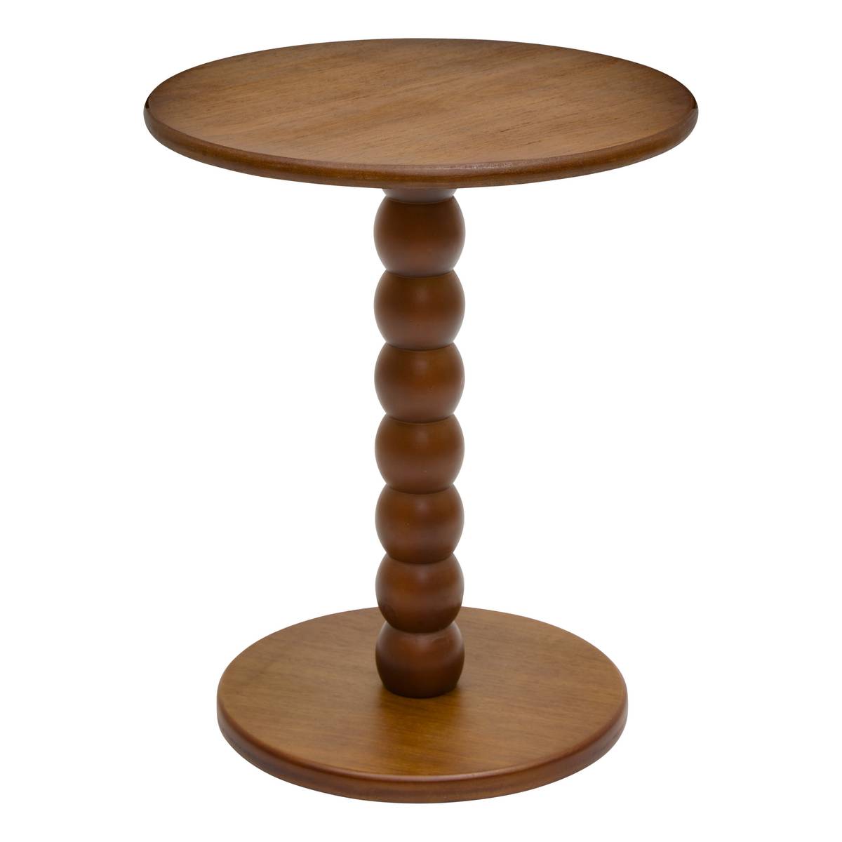 Beistelltisch "Chamlo" Kiefer, Braun, Ø 38 cm Braun
