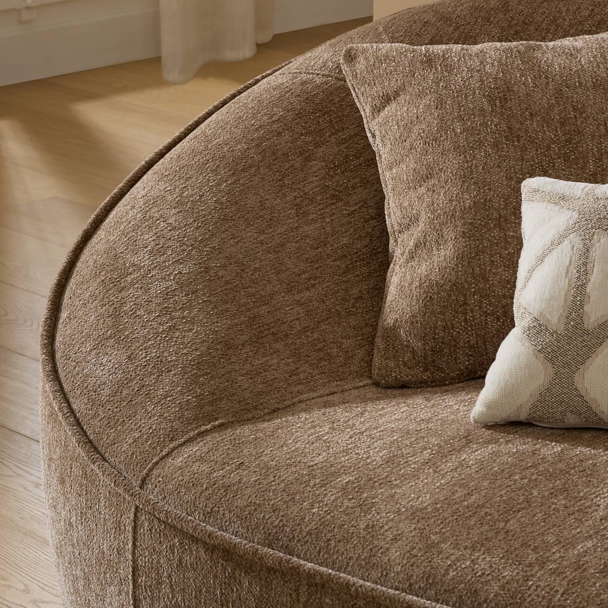 Sofa "Ostuni" 3-Sitzer, Kiefer, Moccha Moccha