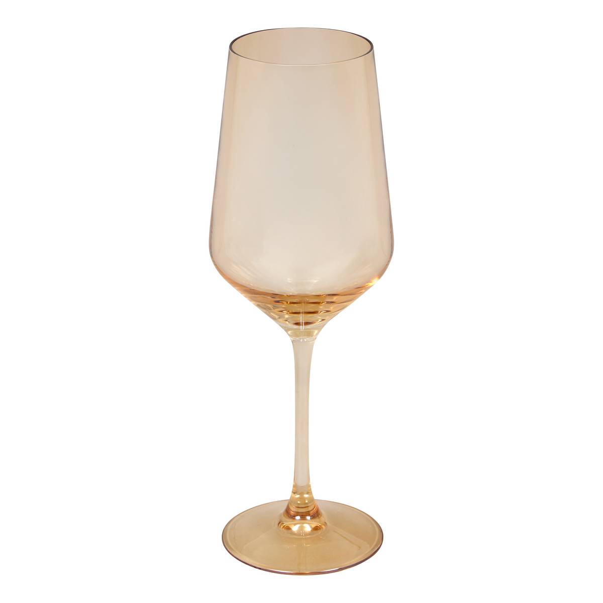 Set mit 4 Weingläsern "Ambre" 420 ml, Glas, Bernstein Bernstein