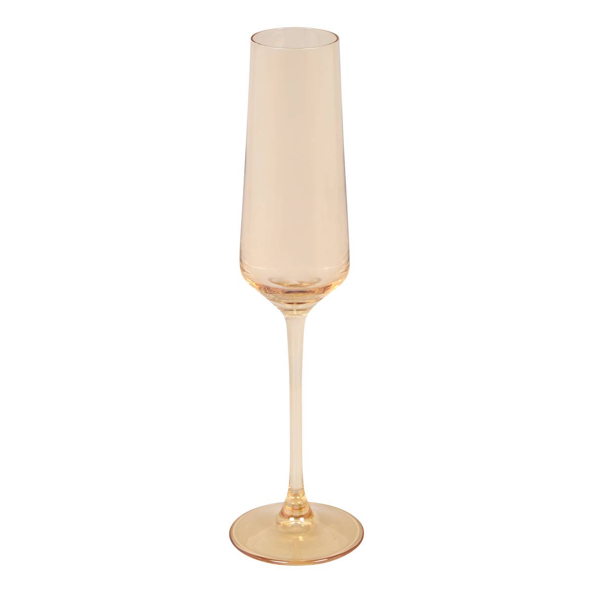 4er-Set Champagnergläser "Amber" 200 ml, Glas, Bernstein Bernstein