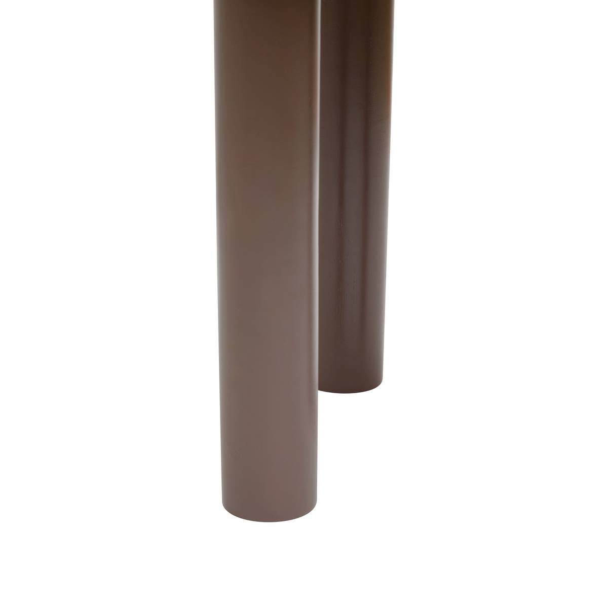 Beistelltisch "Plump" Kiefer, Schokolade, Ø 40 cm Chocolat