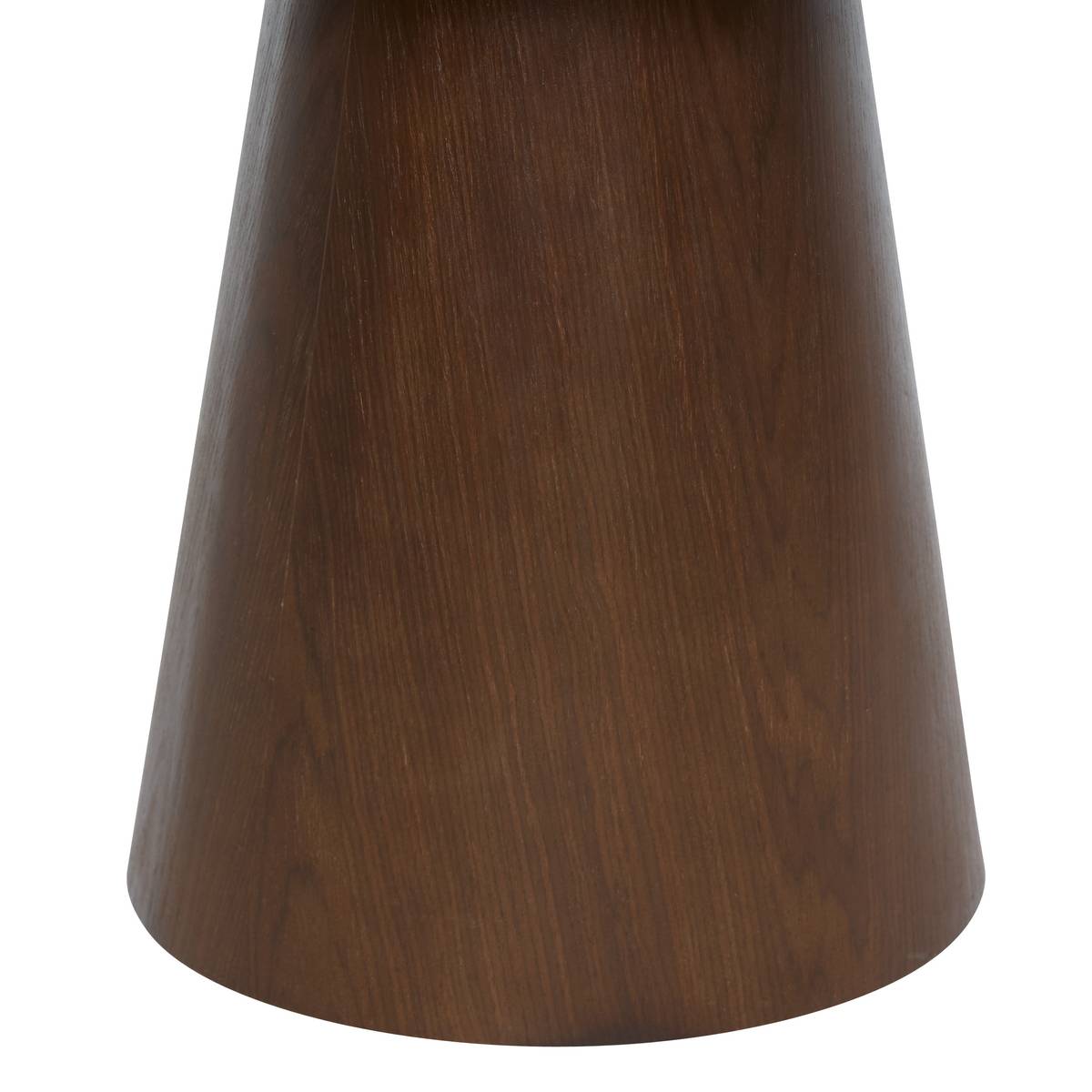 Beistelltisch "Hercyna" Geh&auml;rtetes Glas, Braun, &Oslash; 45 cm Braun