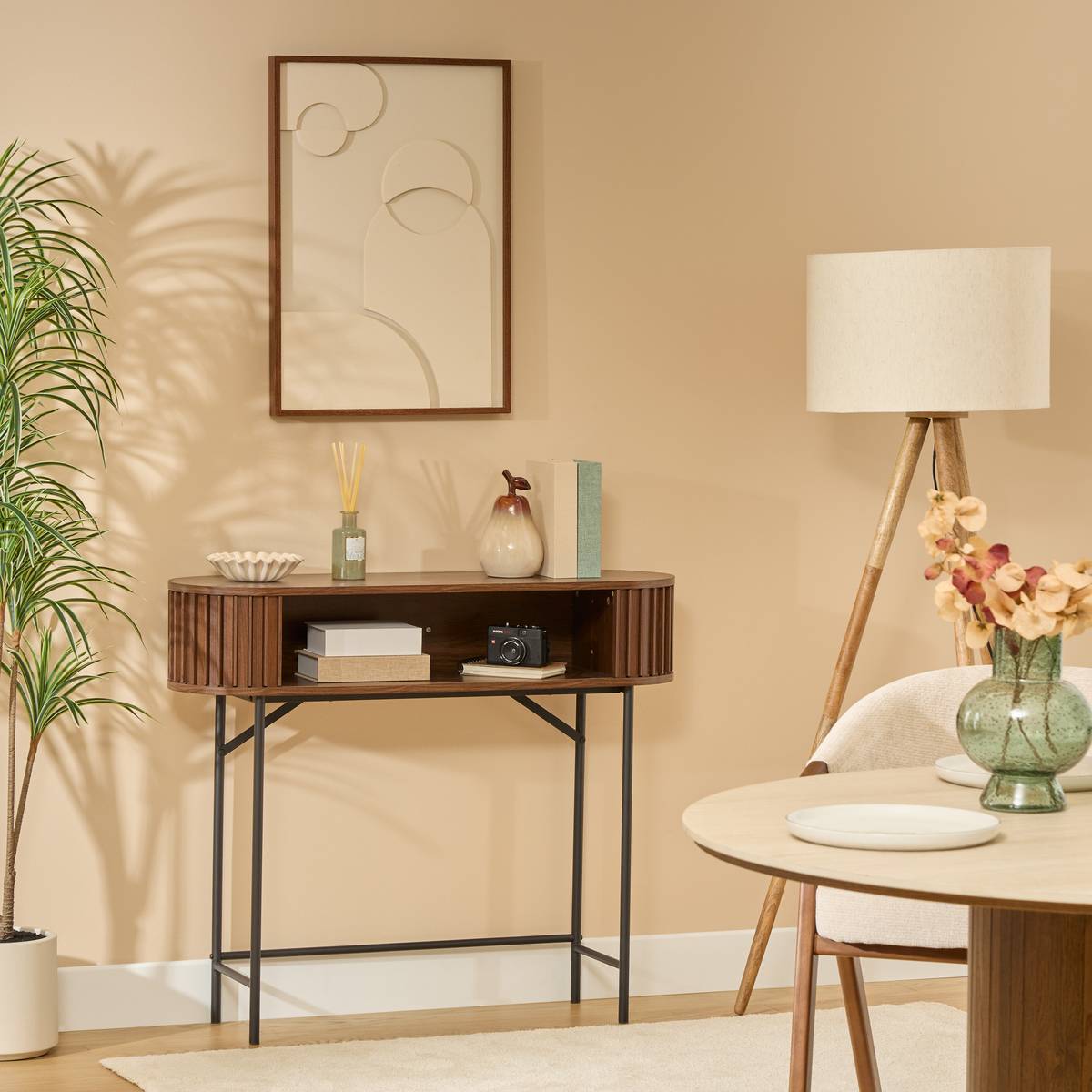 Konsole "Alcove" Braun, 100x30 cm Braun