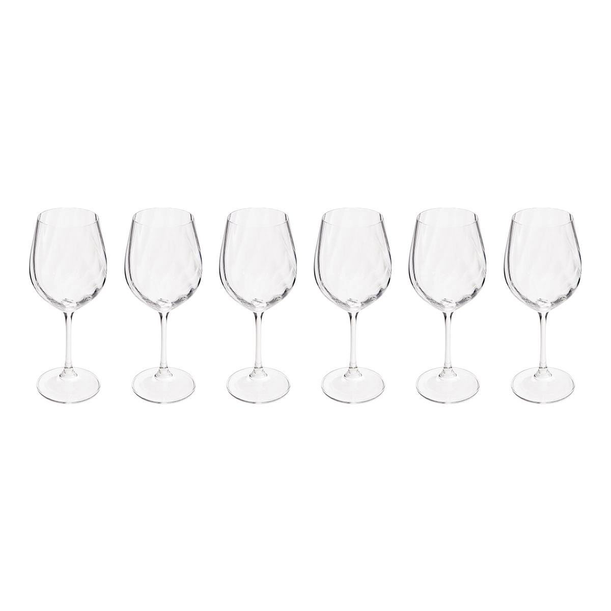 Set aus 6 Weingläsern "Neva" 360 ml, Kristallklar, Transparent Durchsichtig