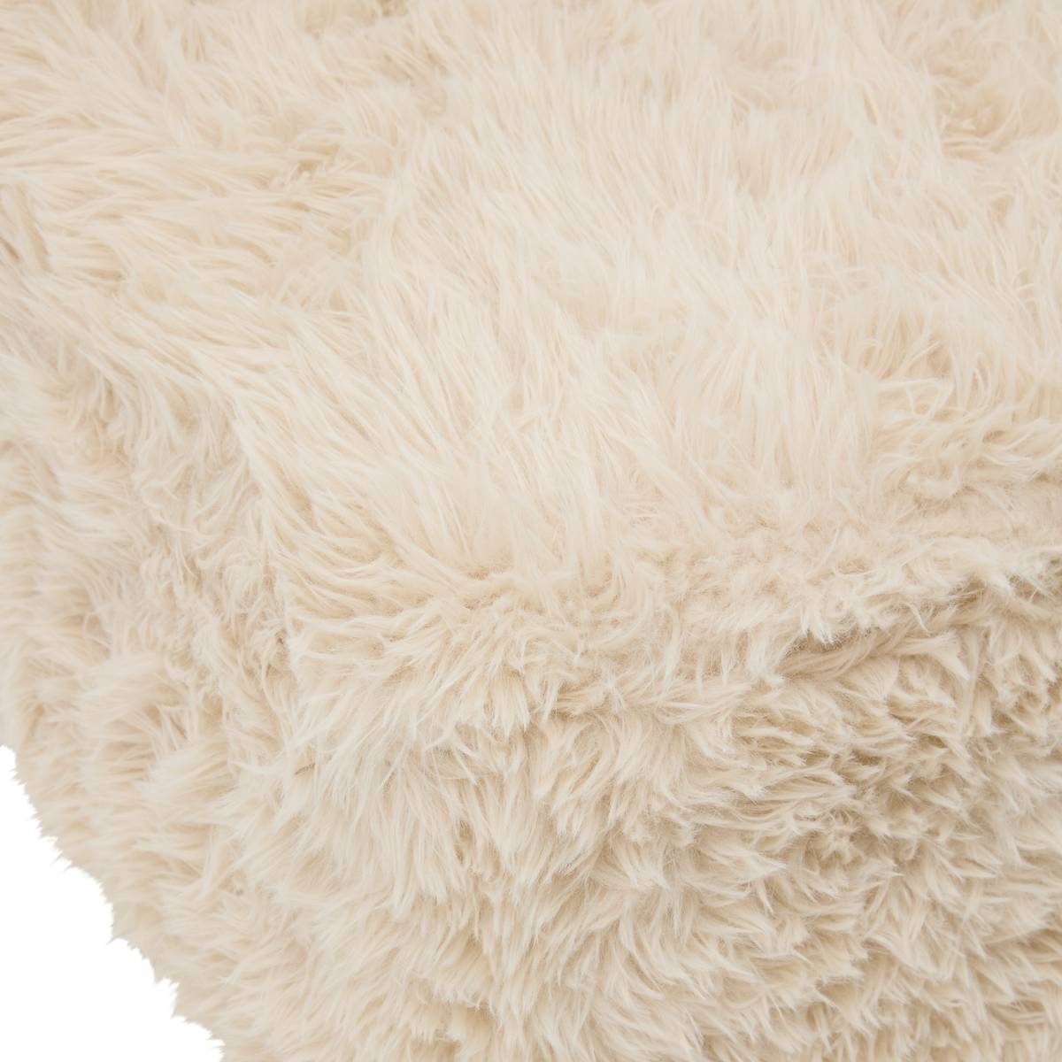 Hocker "Duvia" H.30 cm Leinenbeige
