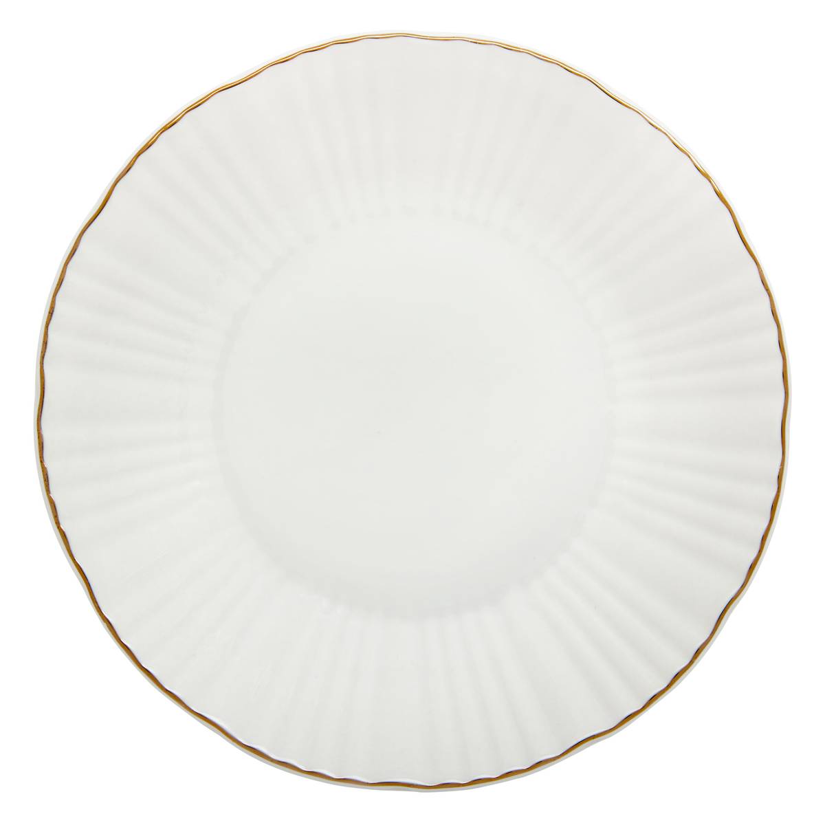 6er-Set tiefe Teller "Daphne" Porzellan, &Oslash; 20,5 cm Wei&szlig;