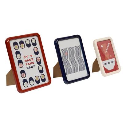 3er-set bilderrahmen "nippo" 3 fotos, mehrfarbig