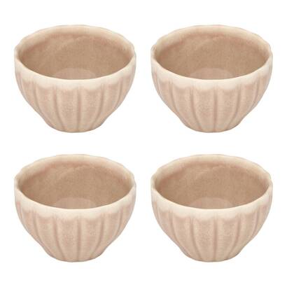 Set aus 4 sch&auml;lchen "romy" steinzeug, &Oslash; 10 cm