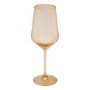 Set mit 4 Weingläsern "Ambre" 420 ml, Glas, Bernstein Bernstein