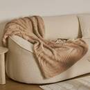 Decke "Arka" Beige Leinen, 160x120 cm Leinenbeige
