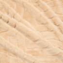 Decke "Arka" Beige Leinen, 230x180 cm Leinenbeige