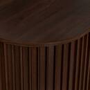 Rechteckiges Sideboard 2 Türen 1 Ebene "Alcove" Braun, 100x75 cm Braun
