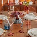 4er-Set Cocktailgl&auml;ser "Homy" 300 ml, Glas, Mehrfarbig Mehrfarbig