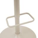 Set mit 2 drehbaren Barhockern "Cirea" Stahl, Beige, H.105 cm Beige