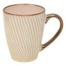 Tasse "Ella" 350 ml, Steingut, Weiß Weiß