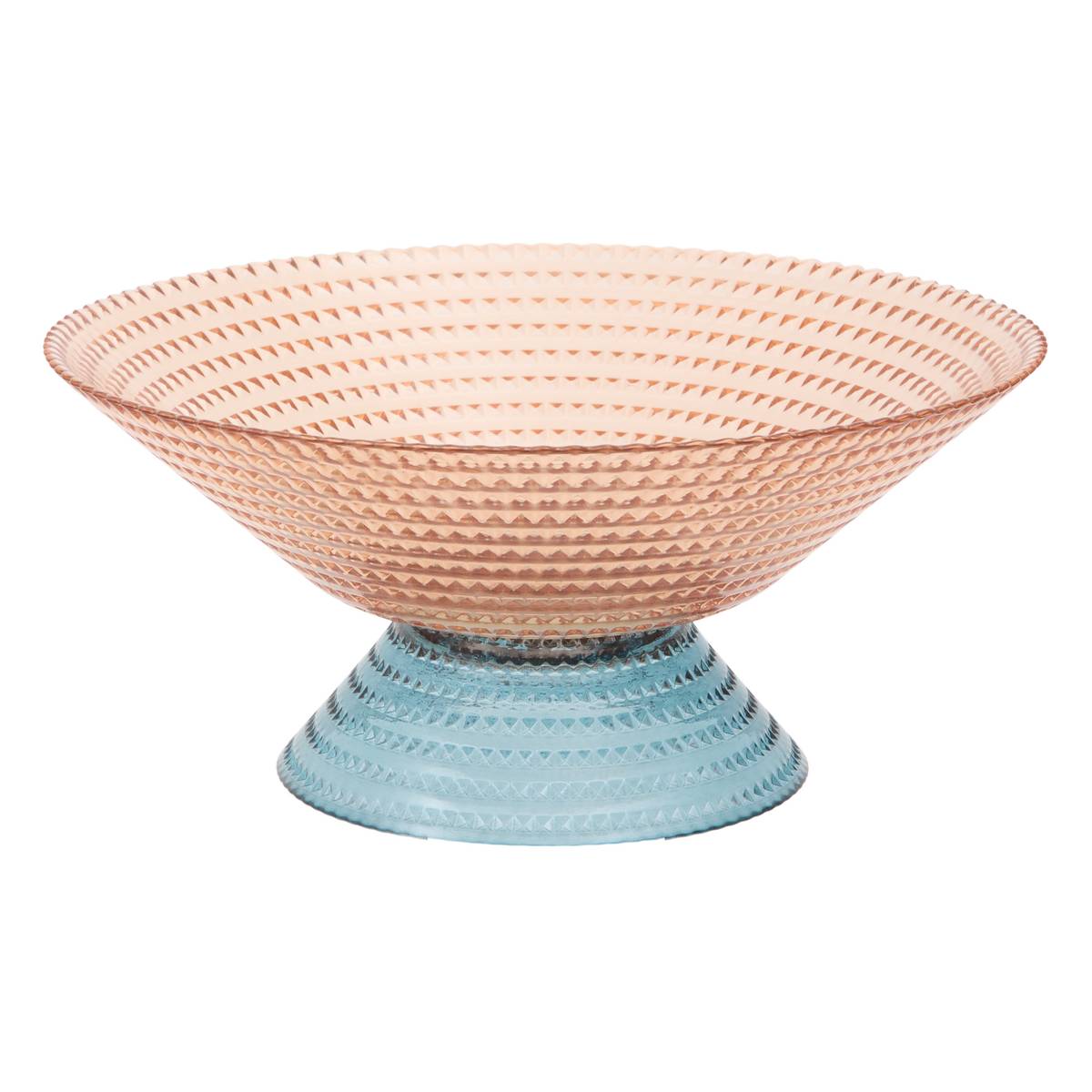 Korb "Homy" Glas, Mehrfarbig, Ø30 cm Mehrfarbig