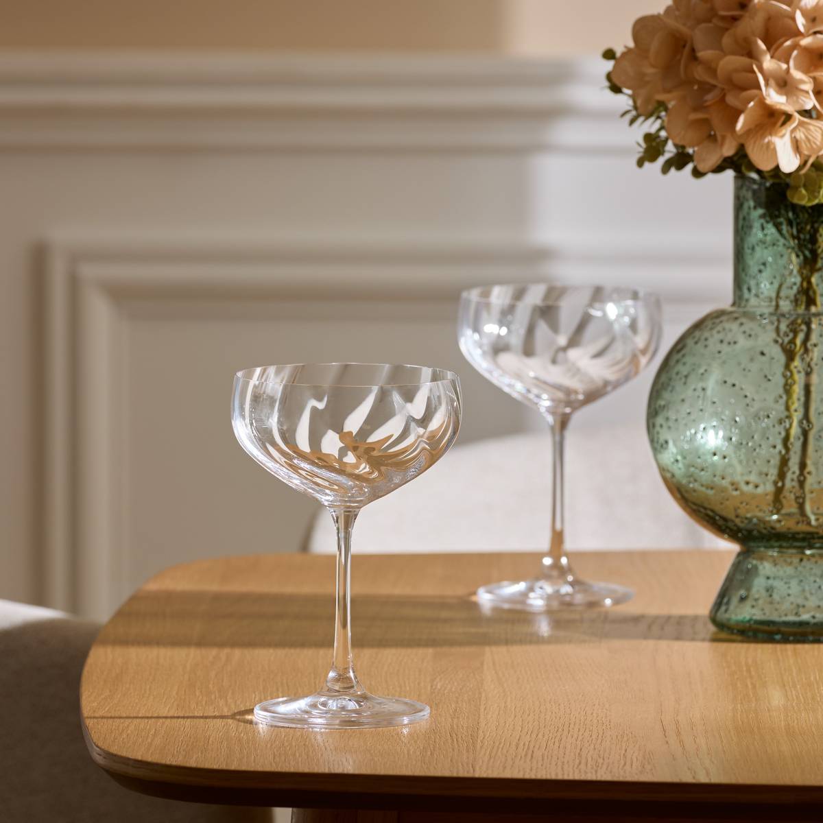 Set mit 6 Cocktailgläsern "Neva" 300 ml, Kristallklar, Transparent Durchsichtig