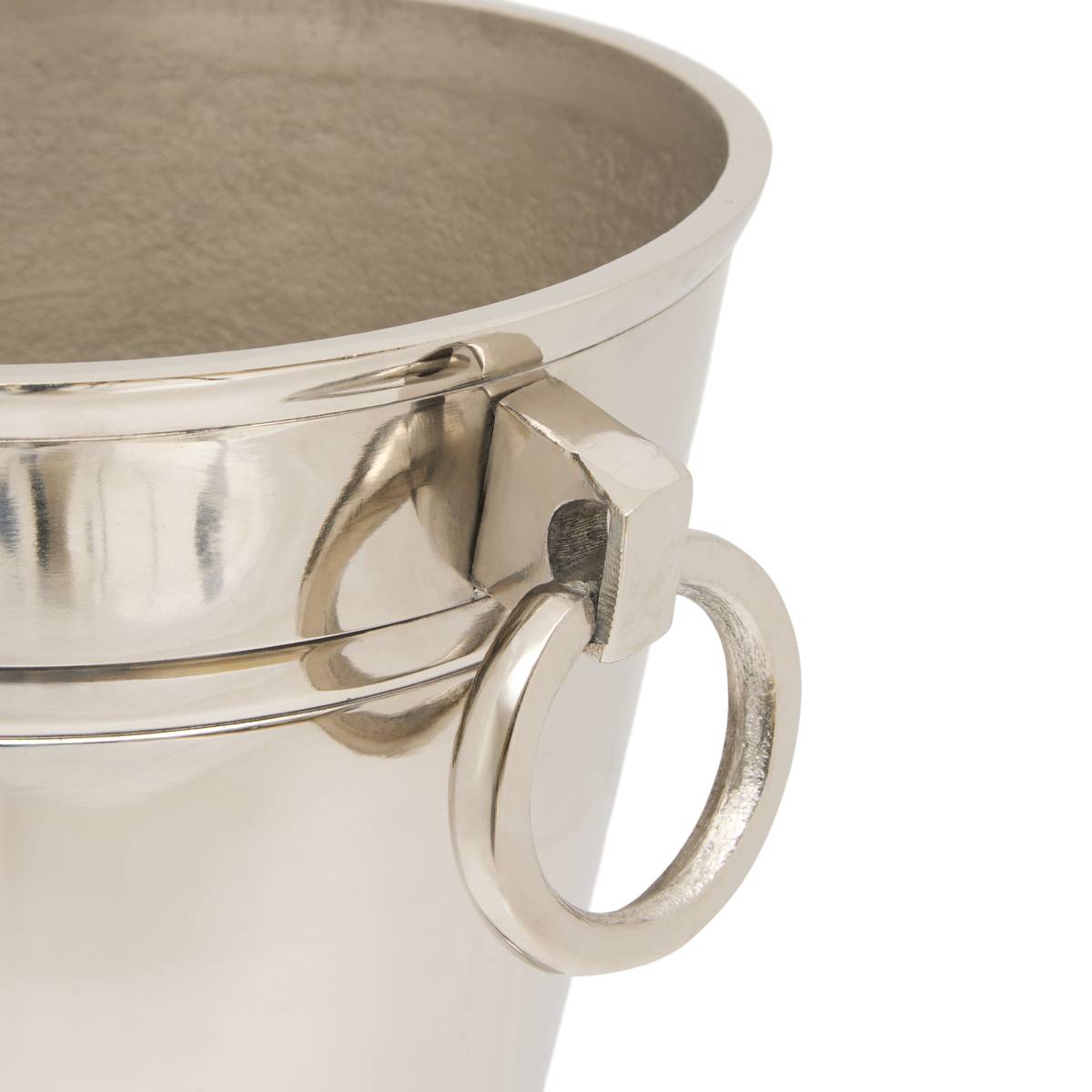 Champagnerkühler "Champagne" 6L, Aluminium, Silber Silber