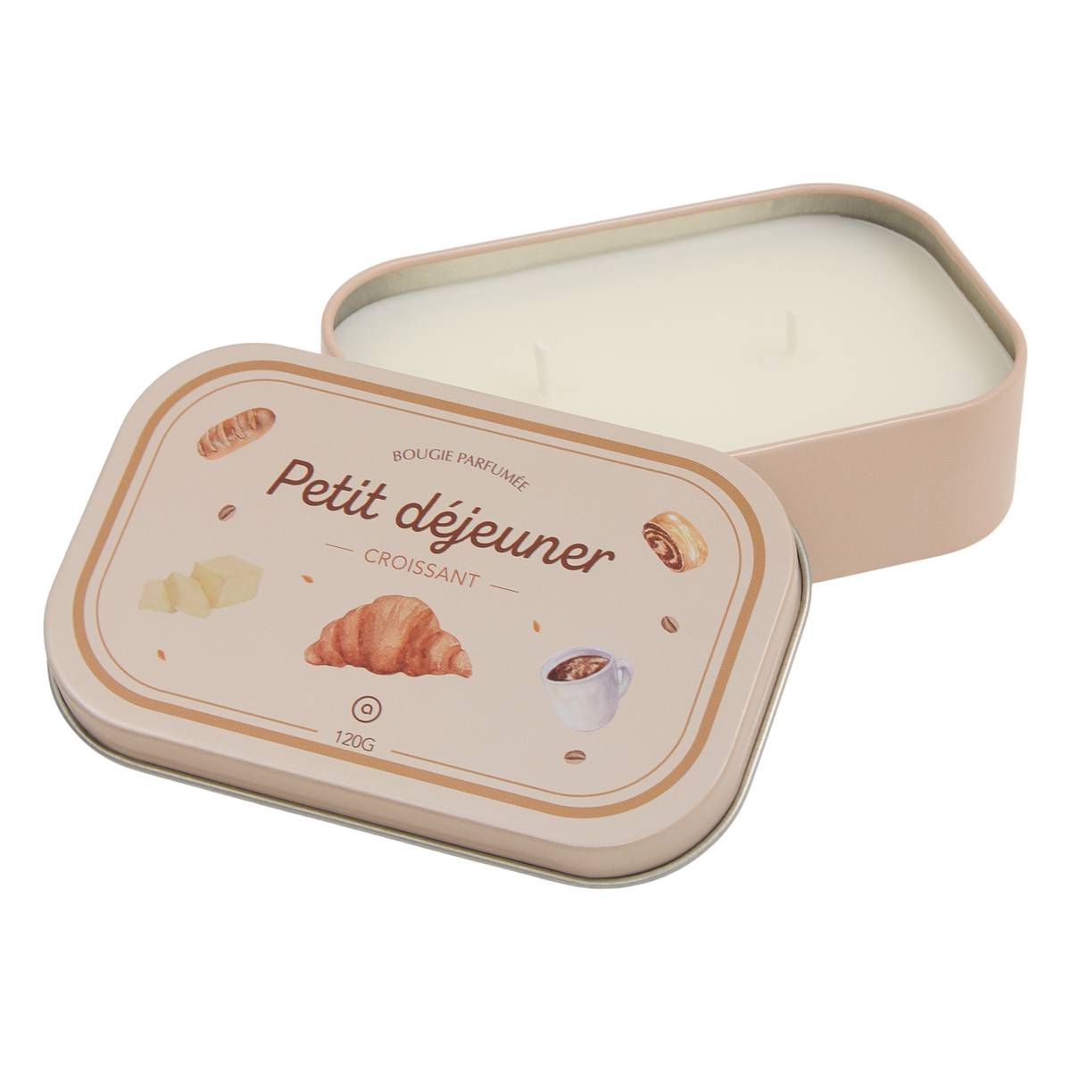 Duftkerze "Petit dej à la française" 120g Modell A